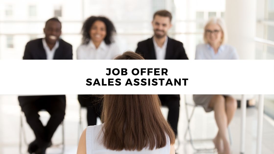 Job offer – Sales assistant